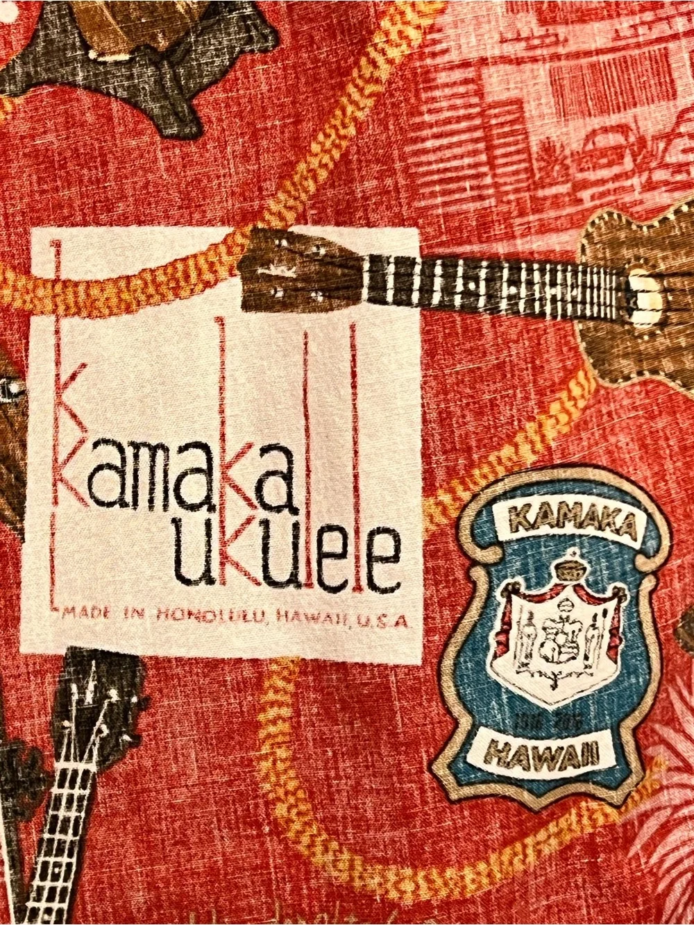 Reyn Spooner x Kamaka Ukulele Long Sleeve Button Down Shirt